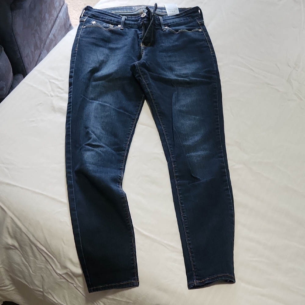 Dark Blue Denim Jeans